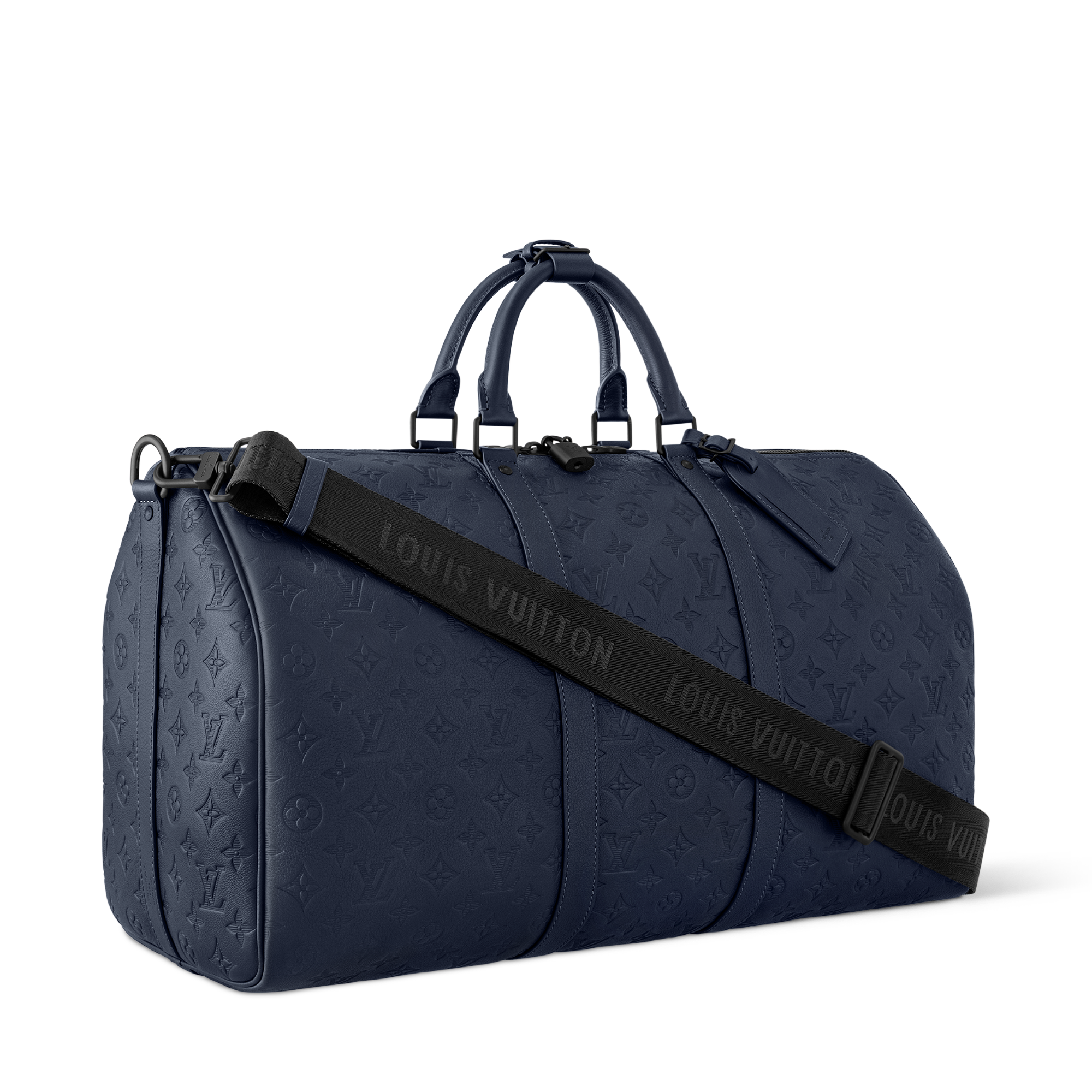 Keepall Bandoulière 50 Monogram Shadow - Men Bags | LOUIS VUITTON